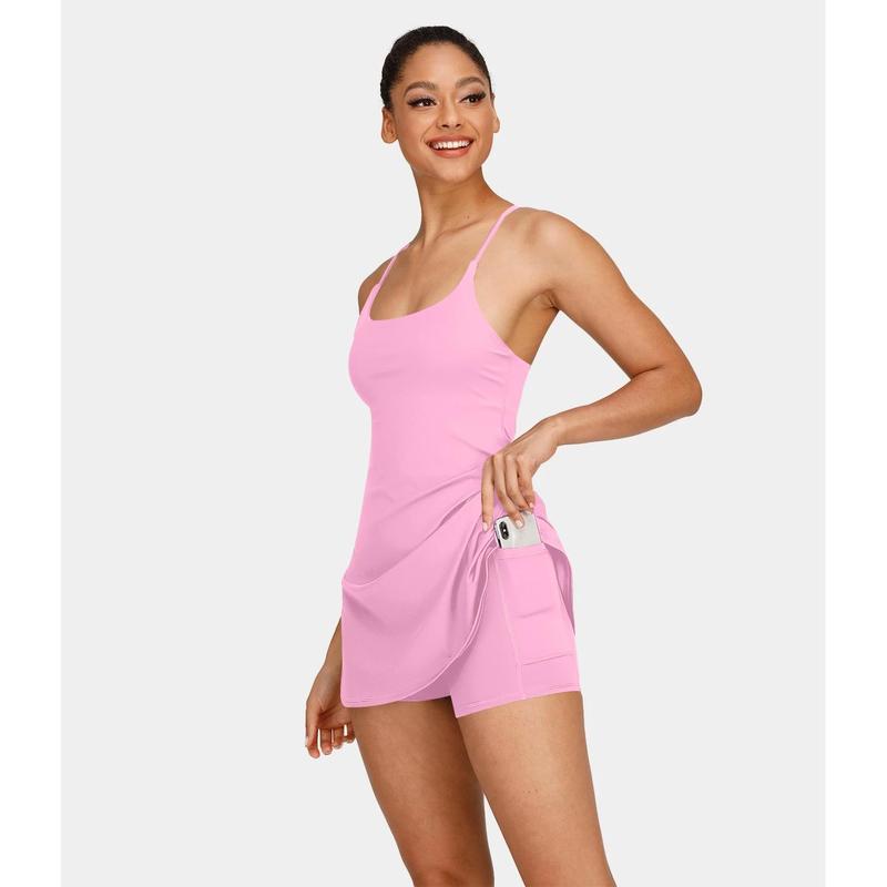 Plush Backless Active Dress