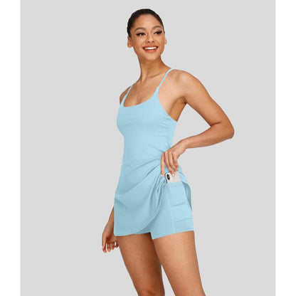 Plush Backless Active Dress