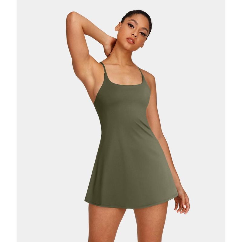 Plush Backless Active Dress