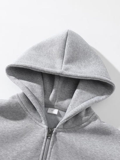 Grey Louvre Classic Half-Zip Set