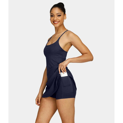 Plush Backless Active Dress